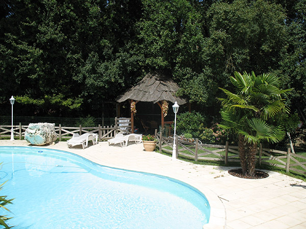 Piscine en haricot